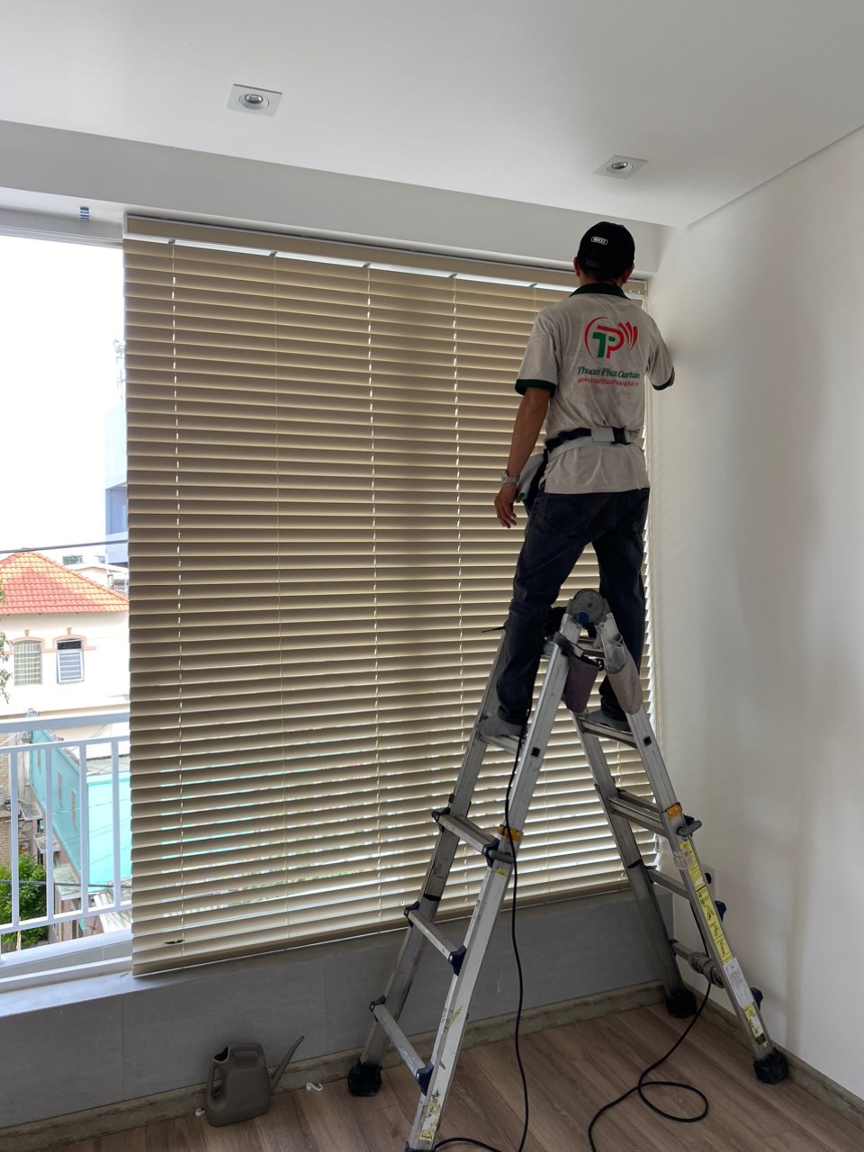 Thi công rèm sáo gỗ tại Bình Dương Rèm sáo gỗ